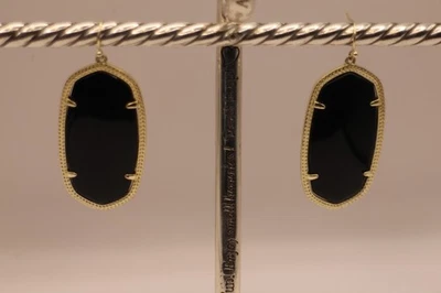 PENDIENTES COLGANTES KENDRA SCOTT PIEDRA ÓNIX NEGRO Foto 1 de 4