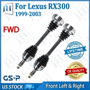 OE Front Pair CV Axle Shaft Set For 99 00 01 02 03 Lexus RX300 Base V6-3.0L FWD - Picture 1 of 14