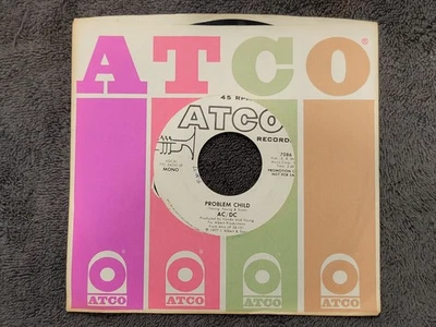 AC/DC PROBLEM CHILD WHITE LABEL PROMO WLP MONO - Image 1 of 3