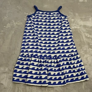Hanna Andersson Tank Dress girls tidal waves size 10 Beach Summer School - Picture 1 of 5