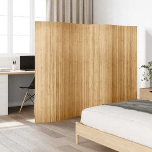 Room Divider Indoor Privacy Screen Room Partition Privacy Panel Bamboo vidaXL - Picture 1 of 7