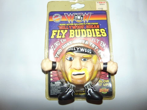 NWO WCW Hollywood Hulk Hogan Fly Buddies Figure 1997 Sealed IN PACK * RARE Cover