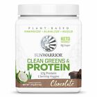 Sun Warrior Clean Greens & Protein Chocolate - 175 Grams