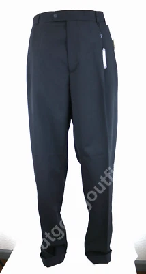 NUEVO Pantalones para hombre Joseph & Feiss International 2 plisados puños mezcla de lana 42 x 34 Foto 1 de 4