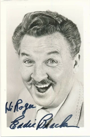 Eddie Bracken-Signed Vintage Photograph Cover