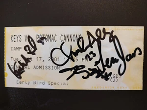 Jones,Reed,Alley,Perez '01 Frederick Keys signed autographed ticket - Picture 1 of 3