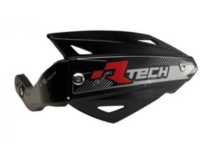 Protectores de manos universales RTECH protectores de manos ATV negro mercancía B - Imagen 1 de 6