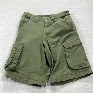 Boy Scouts Of America Shorts Youth Size 8 Green Cargo Uniform 26x9.5 - Picture 1 of 9