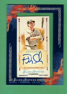 2011 TOPPS ALLEN & GINTER FREDDY SANCHEZ AUTO FRAMED MINI GIANTS - Picture 1 of 1