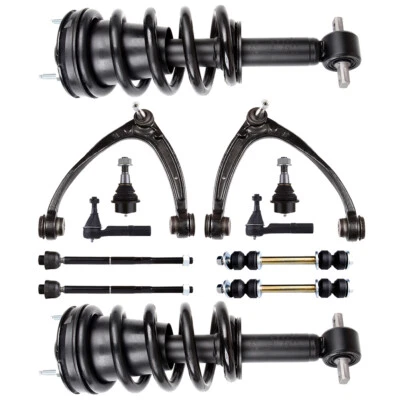For Chevy Silverado GMC Sierra 1500 Front Struts Control Arm Ball Joint Tie Rod - Image 1 of 4