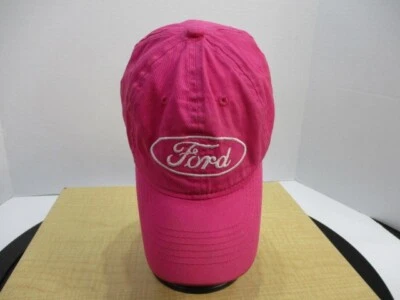 Gorra Ford Mujer Rosa Gancho Lazo Ajustable Algodón Exterior Billete Curvo Foto 1 de 4