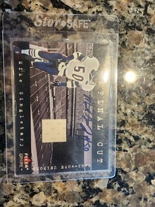 2001 Fleer Genuine Mike Singletary Final Cut Game Jersey (Chicago Bears) 