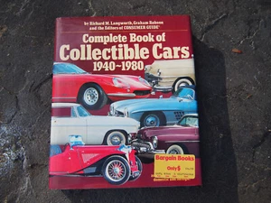 The Complete Book of Collectible Cars 1940-1980 Richard Langworth Hardcover 1982 - Picture 1 of 8