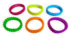 Neon Chain Bracelet Bright Funky 1980's Fancy Dress Party Silicone Rave