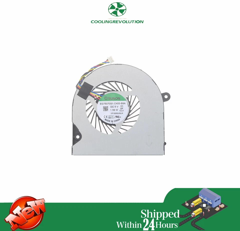 All-in-one CPU Fan EG75070S1-C400-S9A for NUC mini BOX NUC8 i3CYSM6 NUC8CY - Image 1 of 2