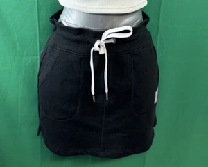 Calvin Klein Performance Womens Skirt Small Black Eco Terry Pull On - Picture 1 of 12