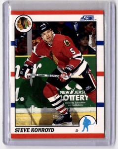 1990-91 Score Steve Konroyd Chicago Blackhawks #29