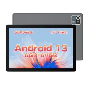 Tablet 10 inch Android 13 Tablet  6+64GB 1280x800 IPS HD Touchscreen 5000mAh - Picture 1 of 8