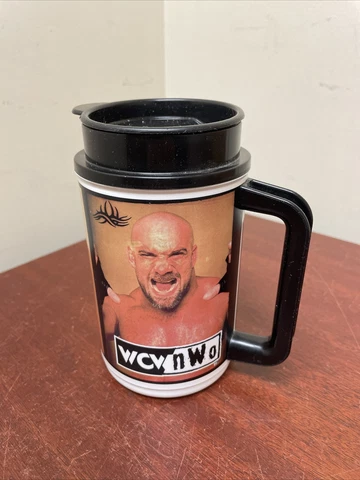 Vintage Wrestling WCW NWO Bill Goldberg  Whirley 22 Oz Cup  Mug Souvenir Cover
