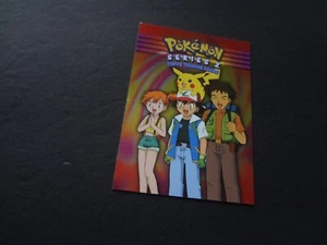 1999 Topps Pokemon Serie 2 TV Animazione Checklist Silver Foil Logo Blu NNO - Foto 1 di 2