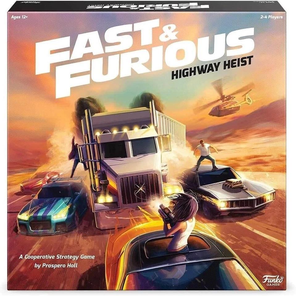 Fast & Furious Highway Heist Board Game Funko Games - 2021