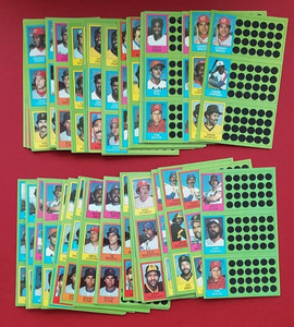 113 Different - 1981 Topps Baseball Scratch Off Panels - Multiple Variations