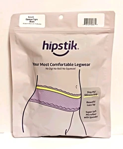 Hipstik Opaque Tight Pantyhose Size D BLACK Pant Size 10 * USA - Picture 1 of 2