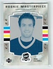 06-07 UD Upper Deck The Cup  Ryan Caldwell  1/1  Printing Plate  Rookie