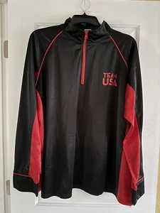 Team USA Quarter Zip Jacket Olympics Men’s 3XL Big/Tall - Picture 1 of 5