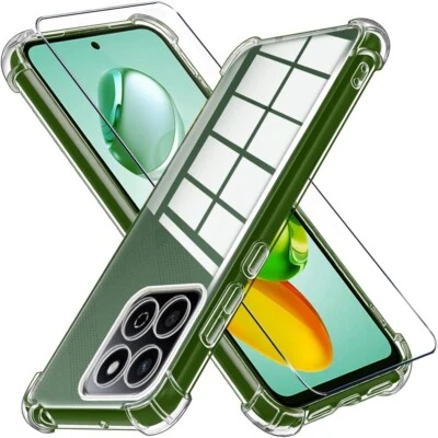 Custodia Cover TPU CAMERA per HONOR 200 SMART + Pellicola Protezione Vetro