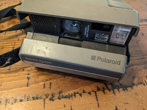 Vintage Polaroid Spectra System Instant Film Camera Gray Retro Tested No Film A1 - Picture 1 of 3