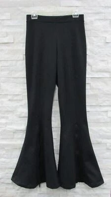 NEW Cushnie et Ochs Black Stretch Scuba High Waist Zip Flare Bell Bottom Pants M - Image 1 of 4