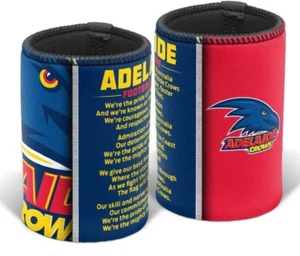 Adelaide Crows Official AFL Team Song Words Neoprene Can Cooler Stubby Holder - Picture 1 of 1