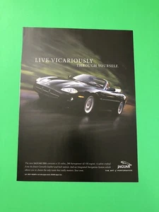 2000 2001 JAGUAR XK8 ORIGINAL VINTAGE PRINT AD ADVERTISEMENT PRINTED A3 - Bild 1 von 1