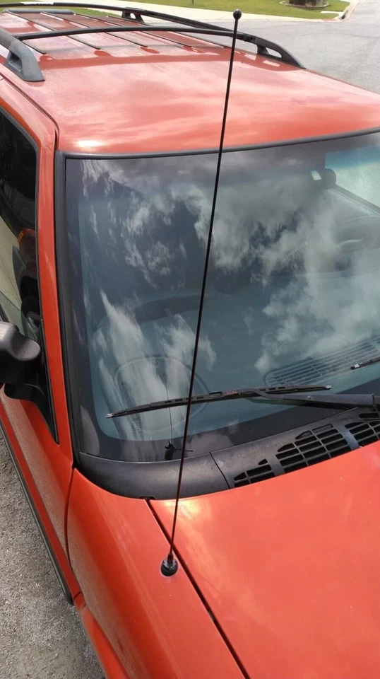 Mástil de antena de acero inoxidable negro de 31 pulgadas radio AM/FM para Chevrolet Blazer 1992-2005 Foto 1 de 4