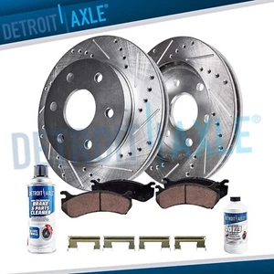 12'' (305mm) Front Drilled Rotors Brake Pads for Silverado Sierra 1500 GMC Yukon - Bild 1 von 7