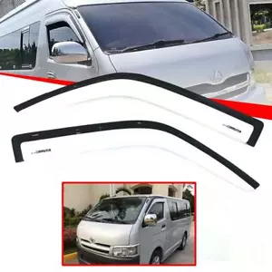 SUN VISOR RAIN WEATHER GUARD WIND DEFLECTOR FIT TOYOTA HIACE COMMUTER 2005-14 - Picture 1 of 5