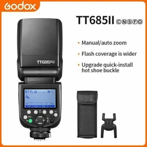 Godox TT685II 2.4G GN60 1/8000s TTL HSS Flash Speedlite For Fujifilm Camera - Picture 1 of 9