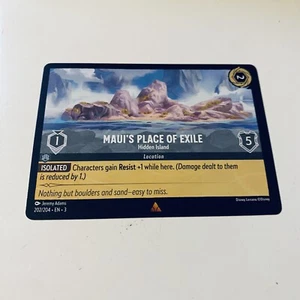 Maui's Place of Exile - Into The Inklands - Cold Foil - Disney Lorcana TCG - Picture 1 of 2