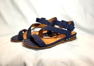Solanz Sydney-Navy Womens Sandals Sz 6 - Picture 1 of 13