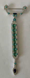 Vintage Art DEco 89 B236 Brosche Anstecknadel - Bild 1 von 5