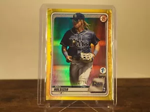NIKO HULSIZER #BD-1 2020 Bowman 1st First Edition Yellow FOIL PARALLEL /75 - Picture 1 of 2