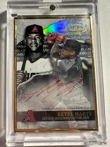 K99,358 - 2020 Topps Gold Label Framed Autographs #GLAKM Ketel Marte
