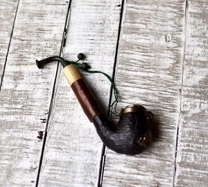 Antique French Smoking  Pipe Briar Pipe Collectable Pipe Hunting Pipe - Picture 1 of 8