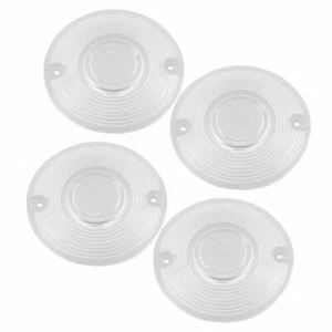 4PCS Turn Signal Light Cover Clear Lens For Harley Electra Glides Road King FLHR - Bild 1 von 13