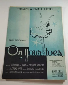 There's a Small Hotel Piano Sheet Music by Lorenz Hart Printed 1936 - Picture 1 of 5