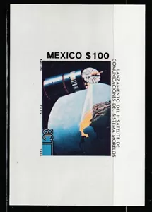 Mexico 1985 Sc # 1423 Space m/s MNH OG - Picture 1 of 1