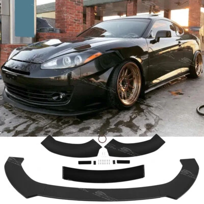 Комплект кузова спойлер кромки спойлер глянцевый черный для переднего бампера купе Hyundai Tiburon - Изображение 1 из 4