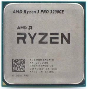 AMD Ryzen 3 3200GE AM4 CPU Processo R3 3200GE 3.3GHz Quad-Core Desktop 4MB 35W - Picture 1 of 1