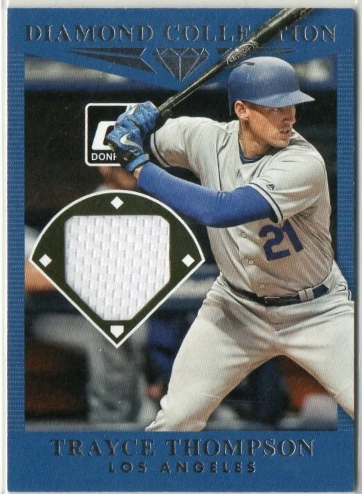 Trayce Thompson 2017 Donruss Diamond Collection Relic Card #DC-TT - Image 1 of 1